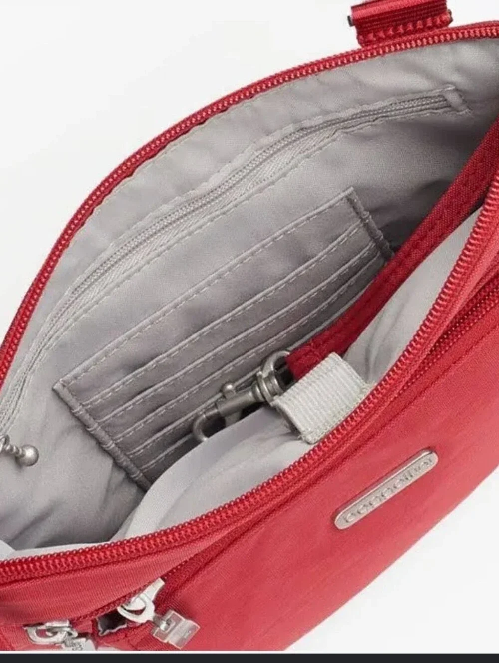 Baggallini Quilted Red Crossbody Bag W/Wallet NWT